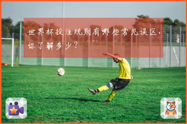 世界杯投注规则有哪些常见误区，你了解多少？