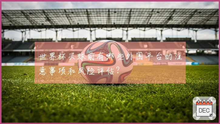 世界杯买球前有哪些外围平台的注意事项和风险评估？